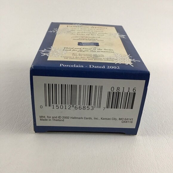 Hallmark Keepsake Christmas Ornament Fashion Afoot #3 Mouse Shoe Vintage 2002 - Picture 6 of 6